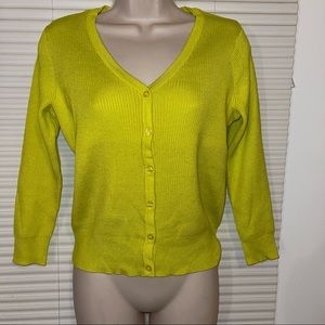 Ashley Stewart Button Down Sweater